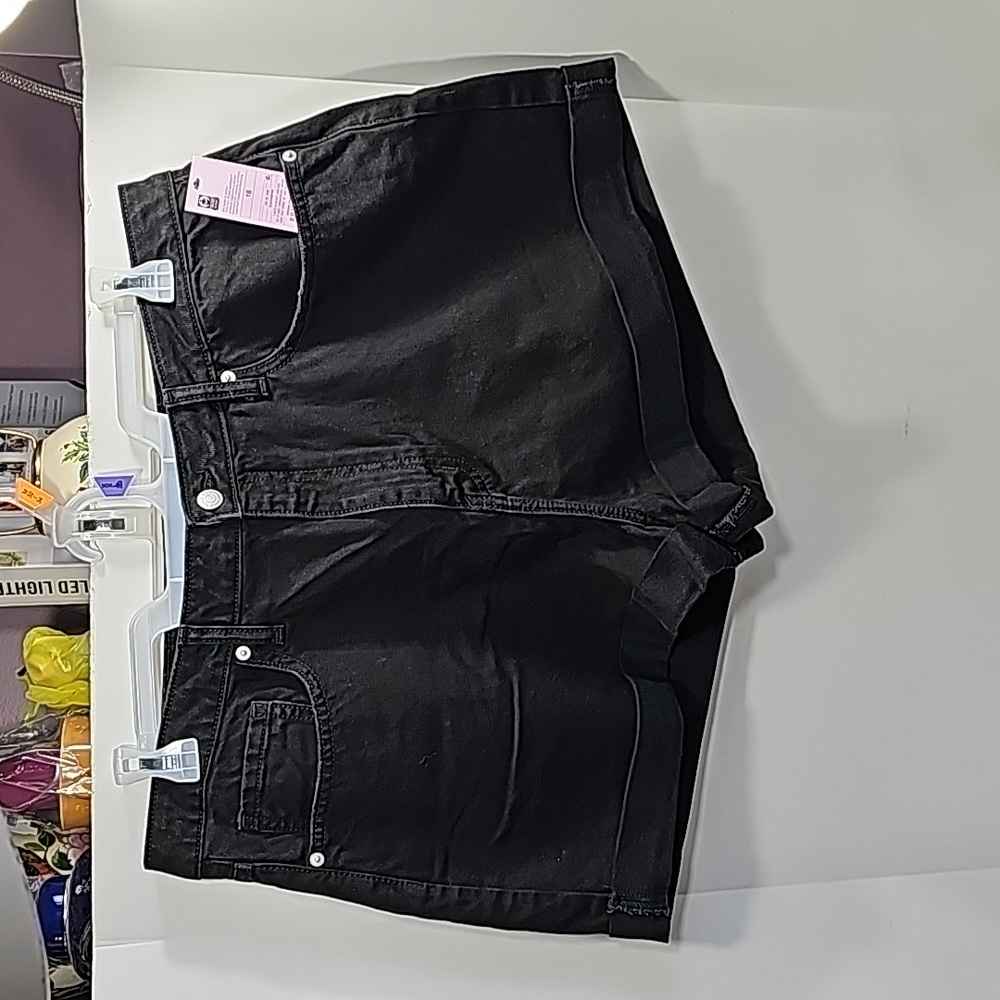 Highest Rise Mom Shorts- plus sizes